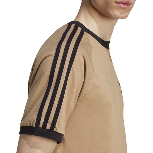 NEW MENS ADIDAS ORIGINALS CALIFORNIA Tee T SHIRT Small JY1370 Cardboard brown - Picture 7 of 7